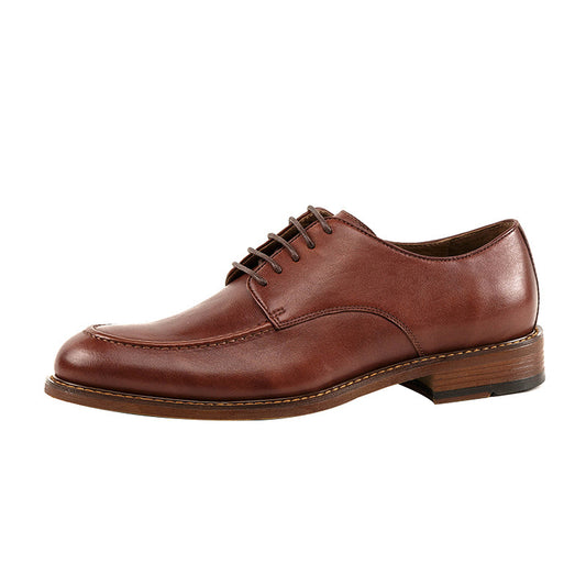 Casual Lace-up Men's Shoes Low-top Shoes British Men's Leather