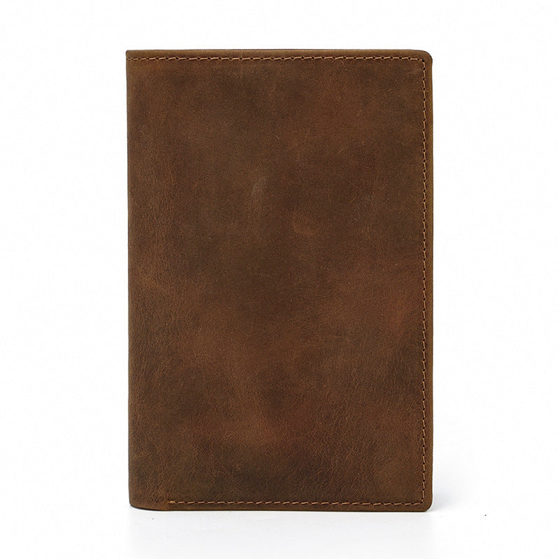 Leather Passport Mad Horse Leather Wallet