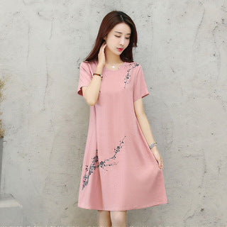 Loose Fairy College Style Dress Women