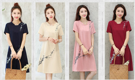 Loose Fairy College Style Dress Women