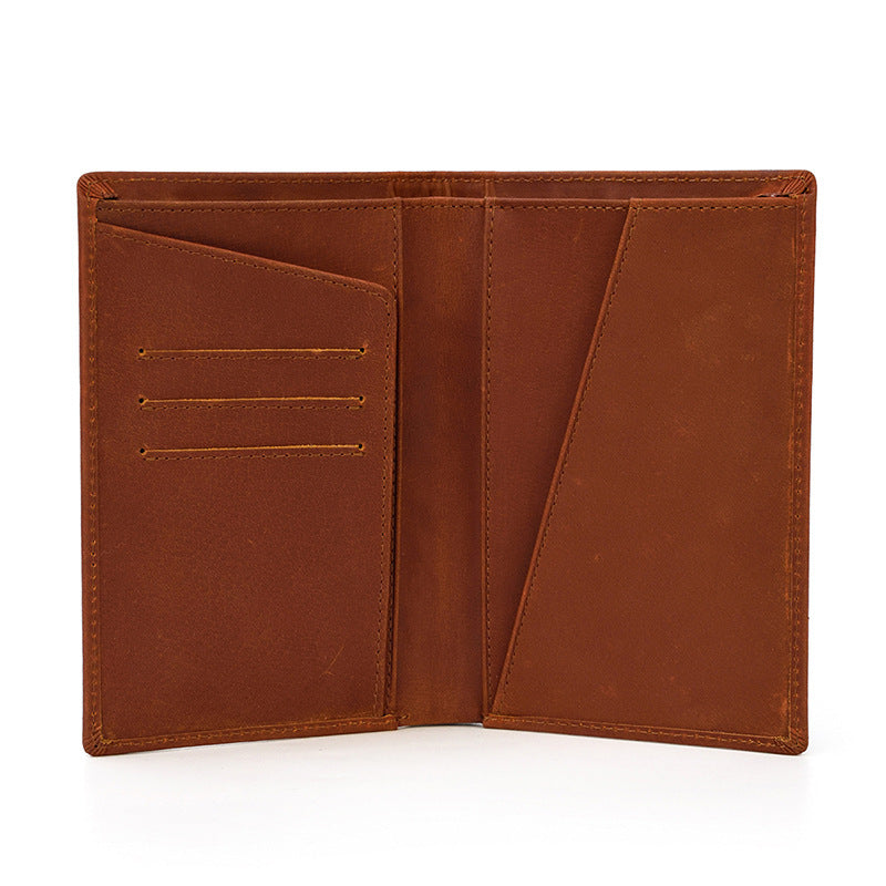 Leather Passport Mad Horse Leather Wallet