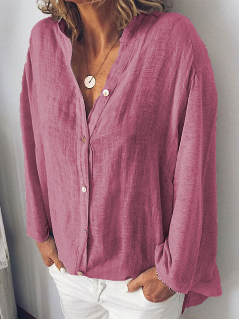 Wide loose shirt casual shirt